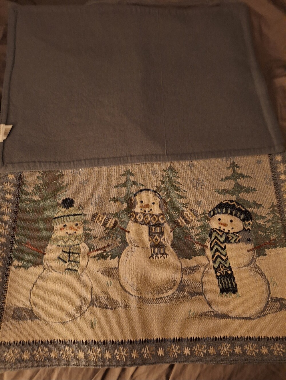 Holiday Snowman Place Mat Set Of 4